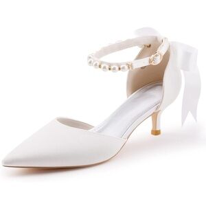 Pearl Ankle Strap Heels